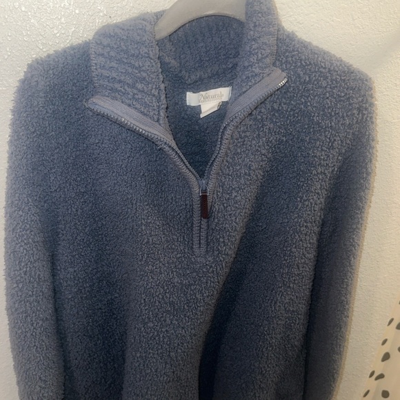 Natural Refrigeration Blue Zip-Up Sweater - Picture 1 of 4